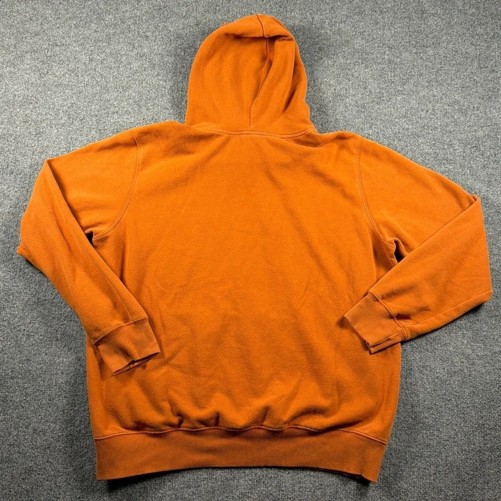 The‎ North Face Hoodie Mens XL Orange Geodesic Tent Logo Pullover SP20